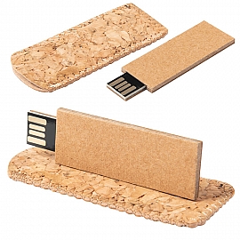 Stick USB de 16 Gb din carton si pluta - AP721694