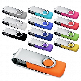 Stick USB din plastic cu protectie metalica - MO1001