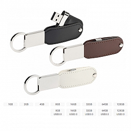 Stick USB din piele cu breloc - USBPDV25